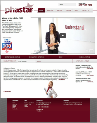 Promotional Video for Phastar Statistical Consultancy